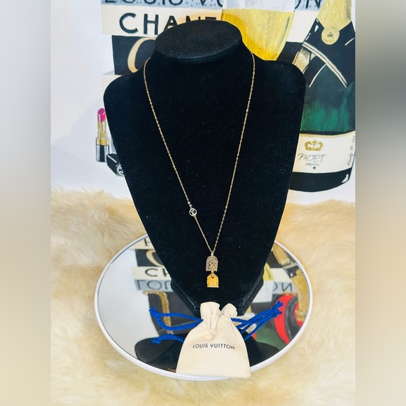 Louis Vuitton Jewelry - 🔥 LOUIS VUITTON NANOGRAM NECKLACE w/ Dust Bag